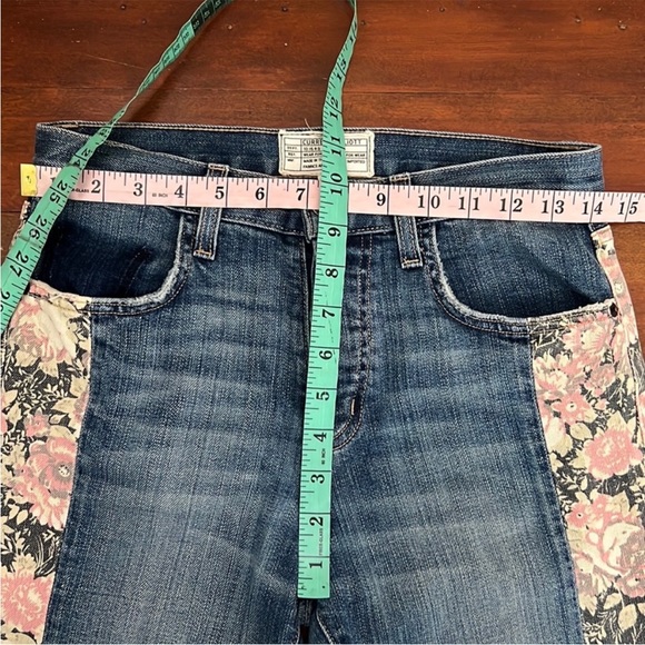NWOT Current/Elliott The Uneven Seamed Original in First Love Mixed Floral - Picture 11 of 13